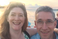 Selfie at Sunset at Mallory Square, Key West